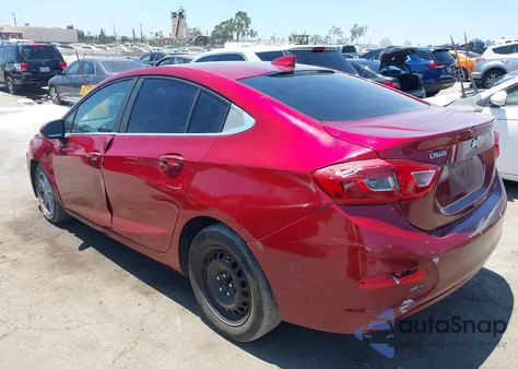 2017 Chevrolet Cruze Lt Auto from USA, damaged, VIN 1G1BE5SM6H7276847